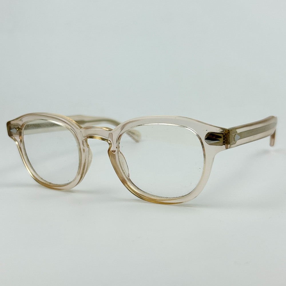 Moscot Originals Unisex Eyeglasses Frame Clear Plastic Blush Full Rim 46-24-145